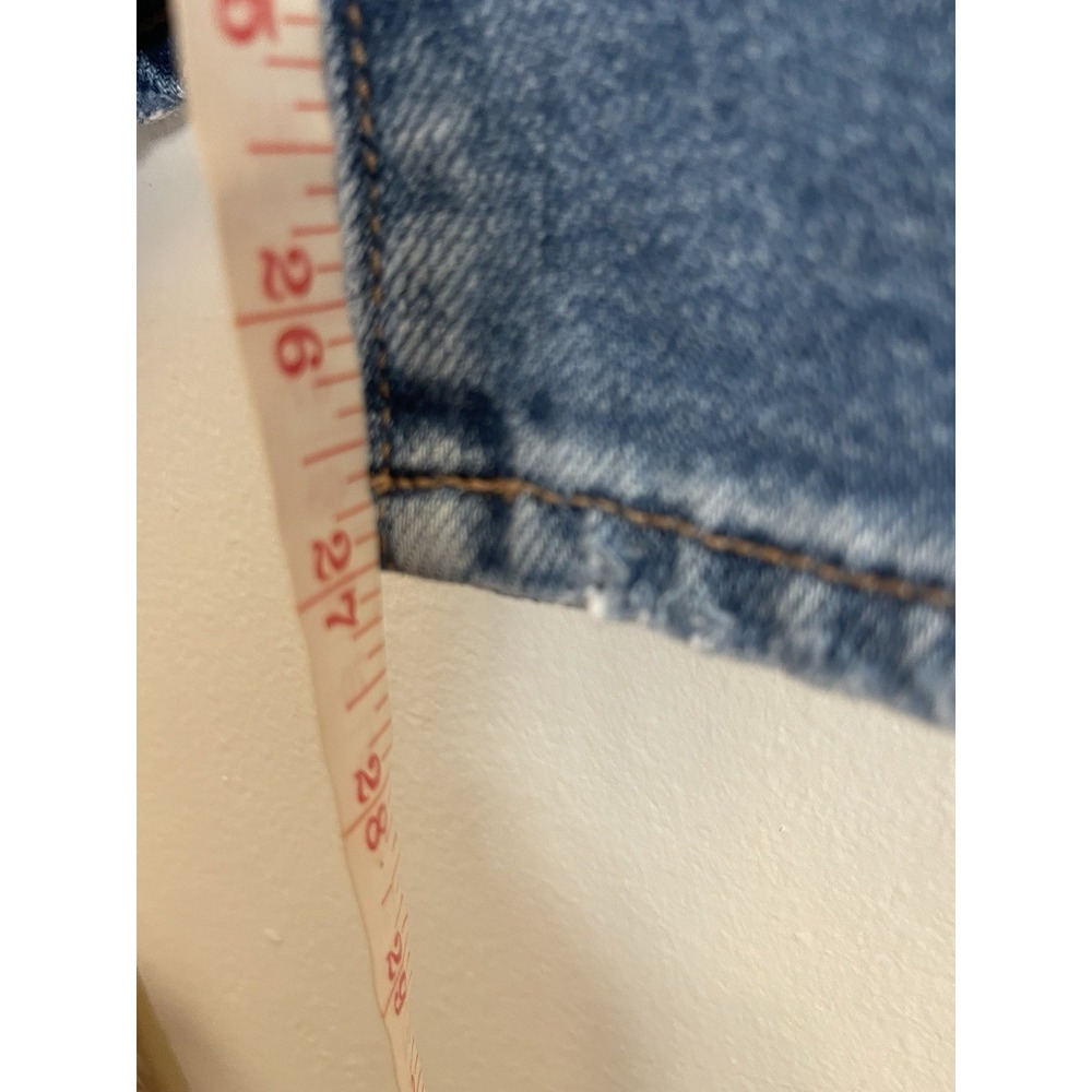 HATCH Claire Distressed Straight-Leg Maternity Jeans Under Bump 28 - Picture 16 of 16